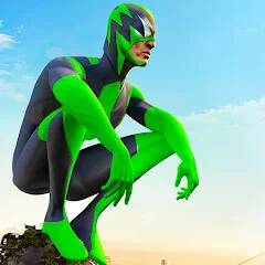 Download Rope Frog Ninja Hero Car Vegas [MOD money] for Android