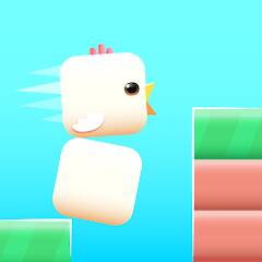 Download Square Bird - Flappy Chicken [MOD coins] for Android