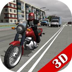 Download Russian Moto Traffic Rider 3D [MOD coins] for Android