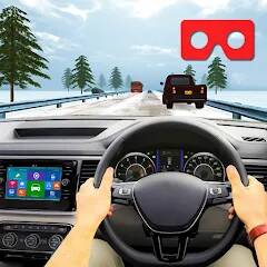 Download VR Traffic Racing In Car Drive [MOD money] for Android