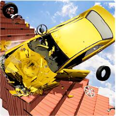 Download Beam Drive Crash Death Stair C [MOD coins] for Android