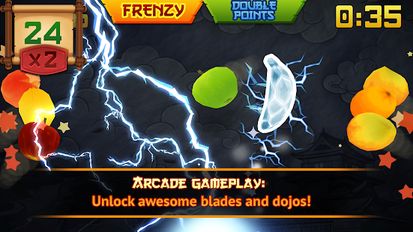 Download hacked Fruit Ninja Classic for Android - MOD Money
