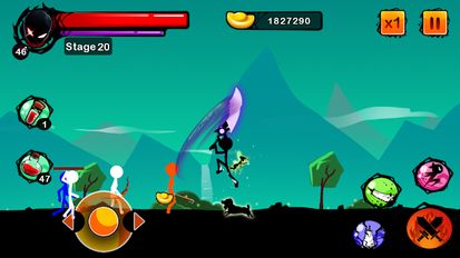 Download hacked Stickman Shost: Ninja Warrior Action Offline Game for Android - MOD Money