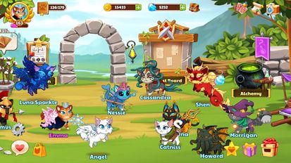 Download hack Castle Cats: Idle Hero RPG for Android - MOD Unlimited money
