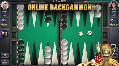 Download hacked Backgammon – Lord of the Board – Online Board Game for Android - MOD Money