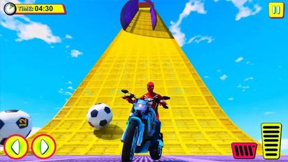 Download hacked Superhero Tricky bike race (kids games) for Android - MOD Unlimited money
