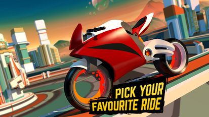 Download hacked Gravity Rider: Extreme Balance Space Bike Racing for Android - MOD Money