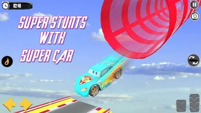 Download hacked Splashy Superhero Vertigo racing : lightning car for Android - MOD Unlocked