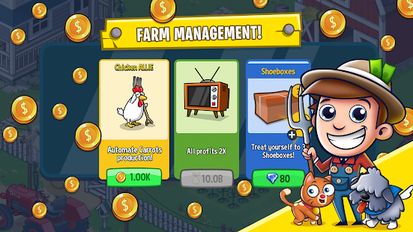 Download hacked Idle Farming Empire for Android - MOD Money