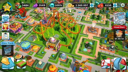 Download hacked RollerCoaster Tycoon Touch for Android - MOD Money