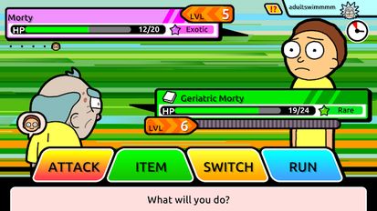 Download hacked Rick and Morty: Pocket Mortys for Android - MOD Unlocked