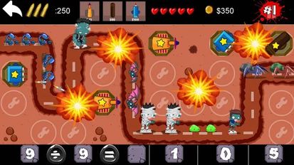 Download hack Math Vs Zombies Tower Defense for Android - MOD Unlocked