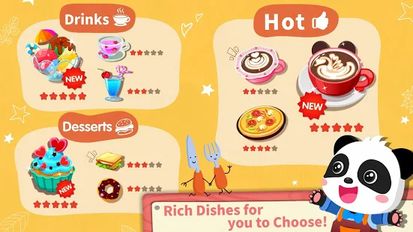 Download hacked Baby Panda’s Summer: Café for Android - MOD Unlimited money