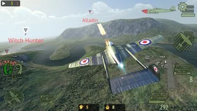 Baixe Warplanes: Combate Online (MOD Desbloqueado) para Android - Captura de tela 1
