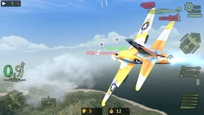 Baixe Warplanes: Combate Online (MOD Desbloqueado) para Android - Captura de tela 2