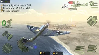 Baixe Warplanes: Combate Online (MOD Desbloqueado) para Android - Captura de tela 3