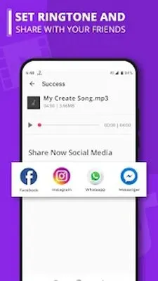 Baixe o Cortador de Vídeo para Áudio Mp3 | Vídeo com Máscara Desfocada (MOD Desbloqueado) para Android - Captura de tela 3