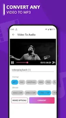 Baixe o Cortador de Vídeo para Áudio Mp3 | Vídeo com Máscara Desfocada (MOD Desbloqueado) para Android - Captura de tela 4