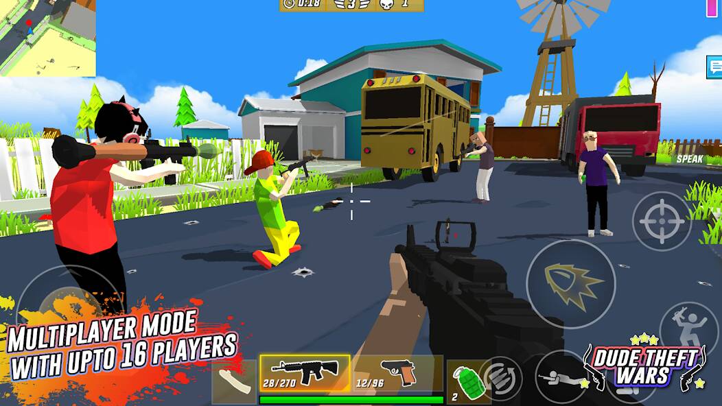 Download Dude Theft Wars Shooting Games [MOD Unlimited money] for Android