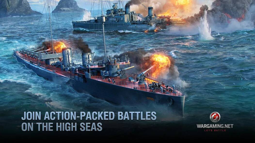 Download World of Warships Blitz War [MOD Unlimited coins] for Android