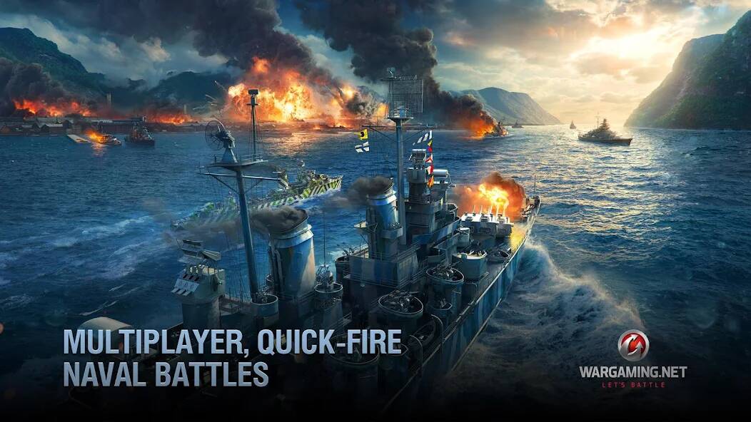 Download World of Warships Blitz War [MOD Unlimited coins] for Android