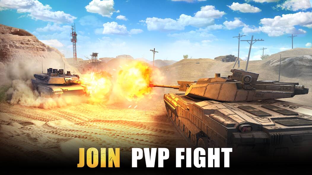 Download Tank Force: War games of tanks [MOD money] for Android