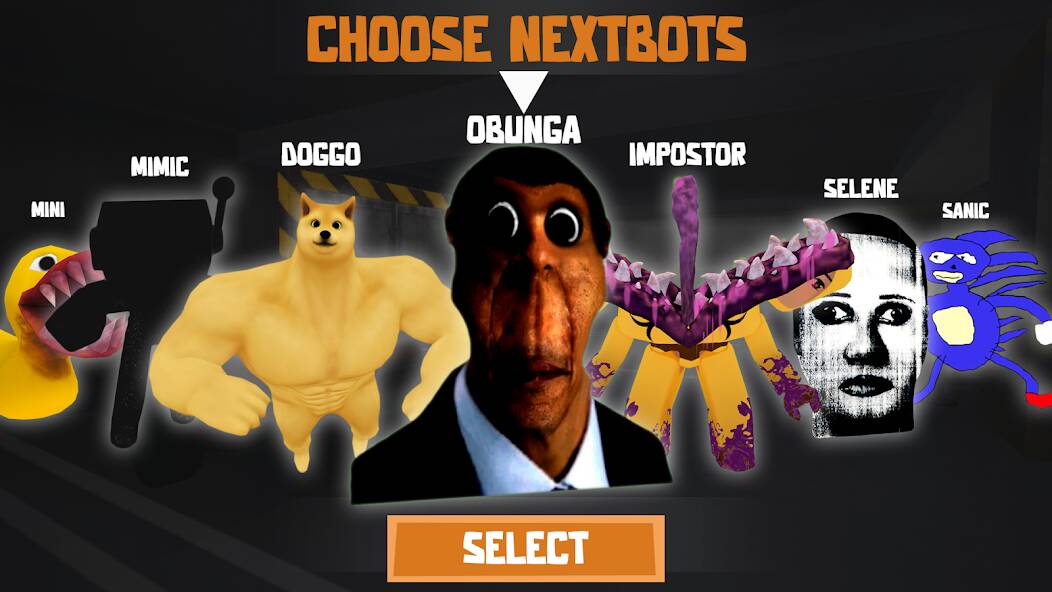 Download Nextbots: Obunga Chase Rooms [MOD Unlimited money] for Android