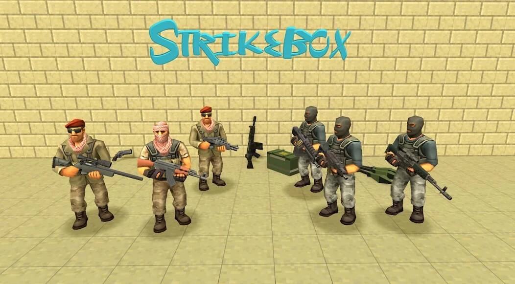 Download StrikeBox: Sandbox&Shooter [MOD coins] for Android