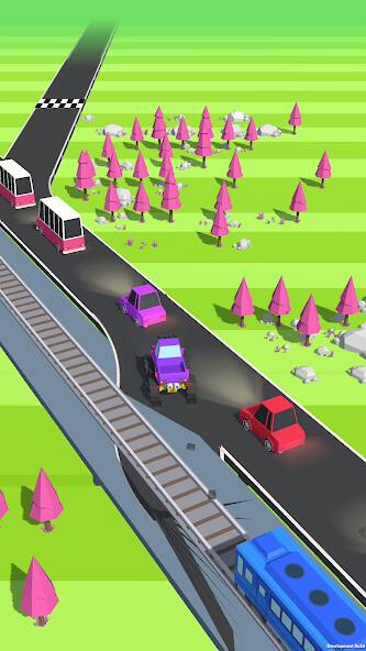 Download Traffic Run!: Driving Game [MOD money] for Android