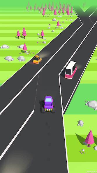 Download Traffic Run!: Driving Game [MOD money] for Android