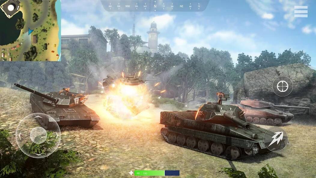 Download Tanks of War [MOD money] for Android