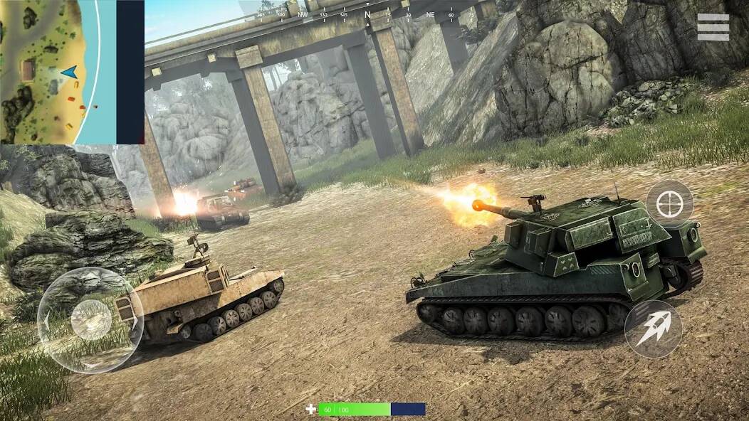 Download Tanks of War [MOD money] for Android