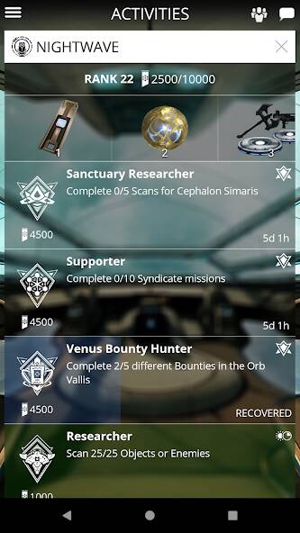 Download Warframe Companion [MOD money] for Android