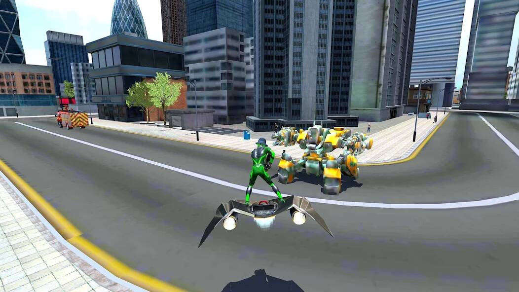 Download Rope Frog Ninja Hero Car Vegas [MOD money] for Android