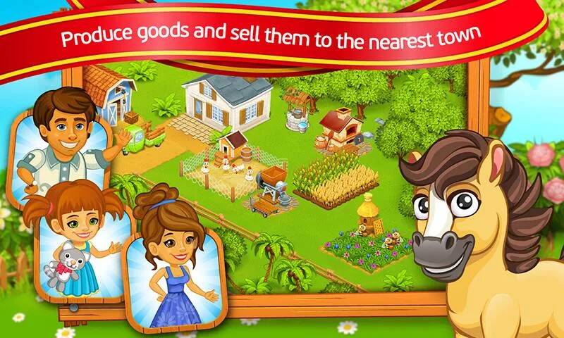 Download Farm Town: Cartoon Story [MOD Unlimited money] for Android