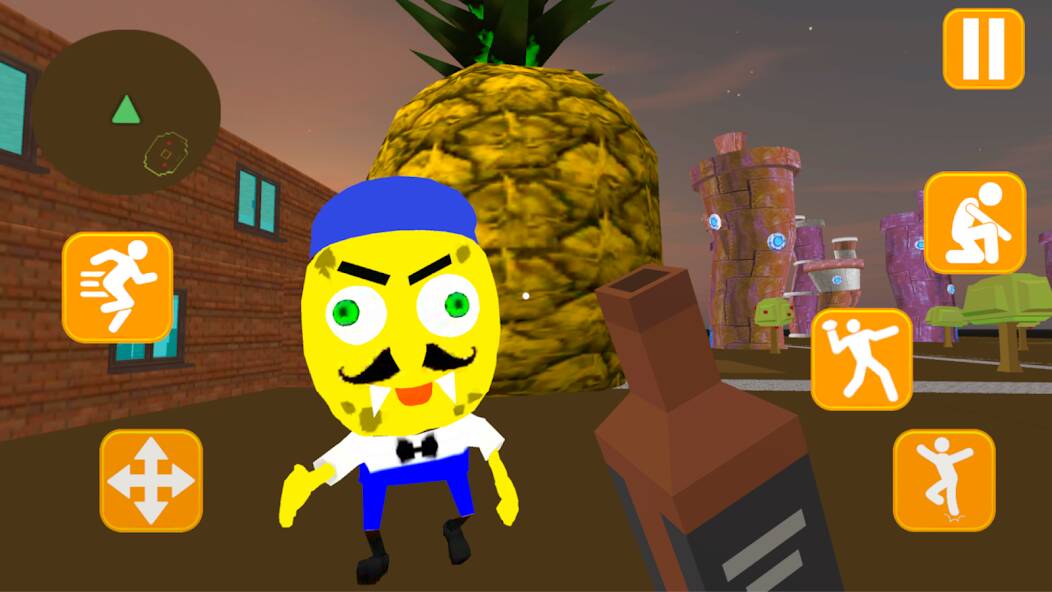 Download Neighbor Sponge. Scary Secret [MOD Unlimited money] for Android