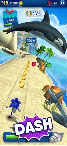 Download Sonic Dash - Endless Running [MOD Unlimited coins] for Android