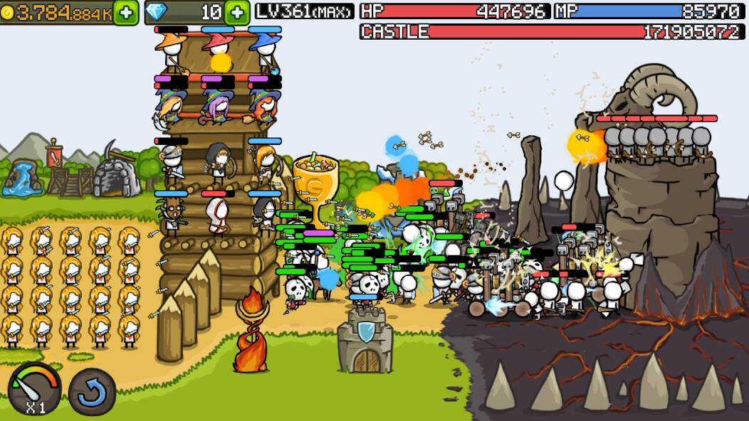 Download Grow Castle - Tower Defense [MOD Unlimited coins] for Android