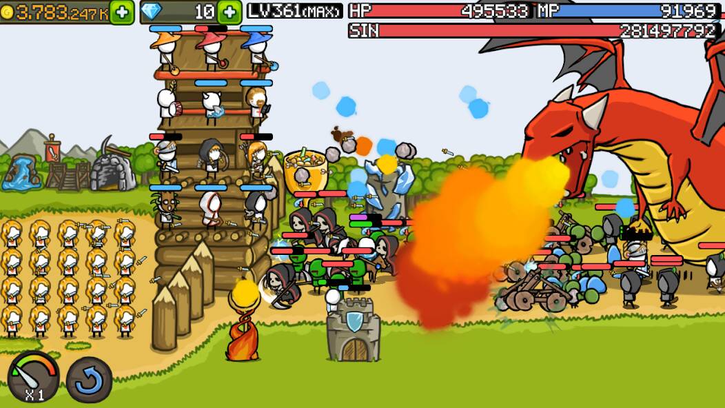 Download Grow Castle - Tower Defense [MOD Unlimited coins] for Android