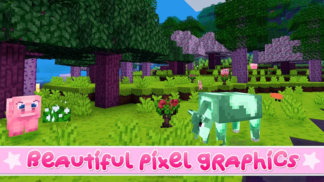Download Kawaii World - Craft and Build [MOD Unlimited money] for Android