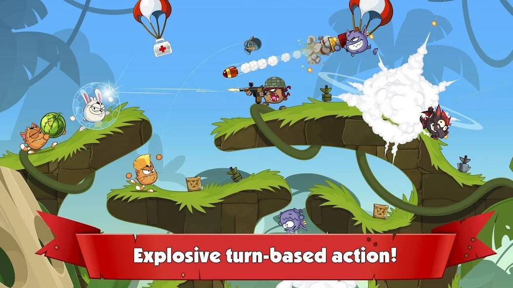 Download Wormix: PvP Tactical Shooter [MOD coins] for Android