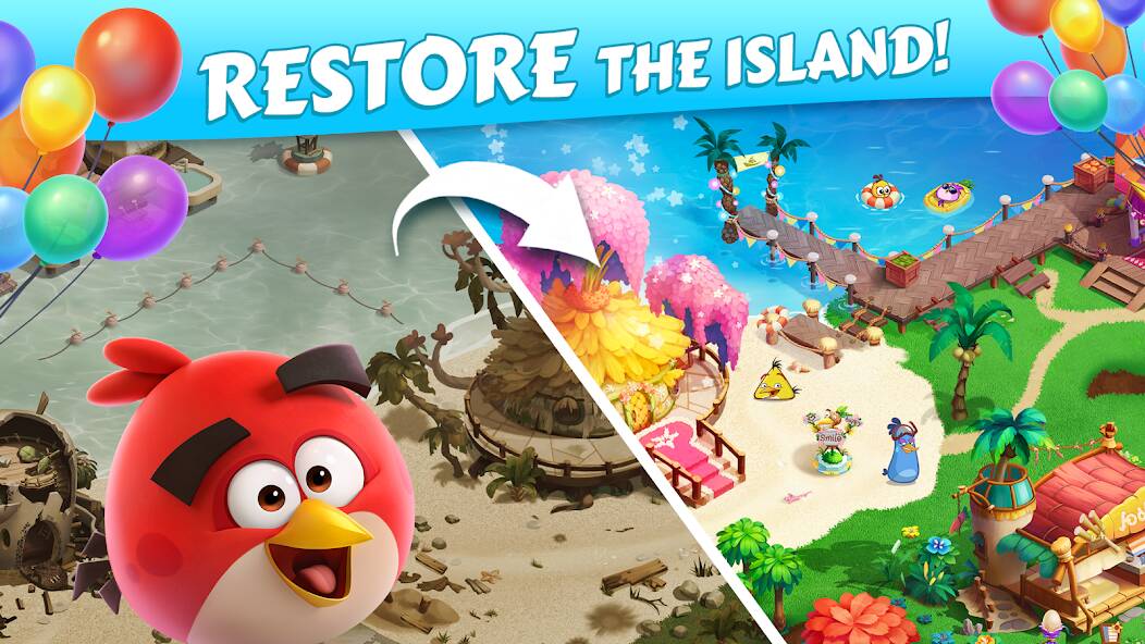 Download Angry Birds Island [MOD money] for Android