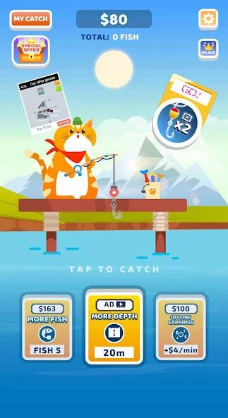 Download Idle Furry Fishing! [MOD Unlimited money] for Android