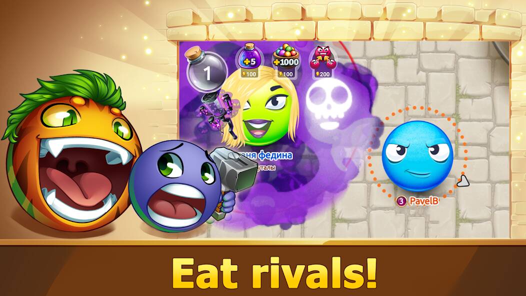 Download Hungry Battle: Multiplayer PVP [MOD Unlimited money] for Android