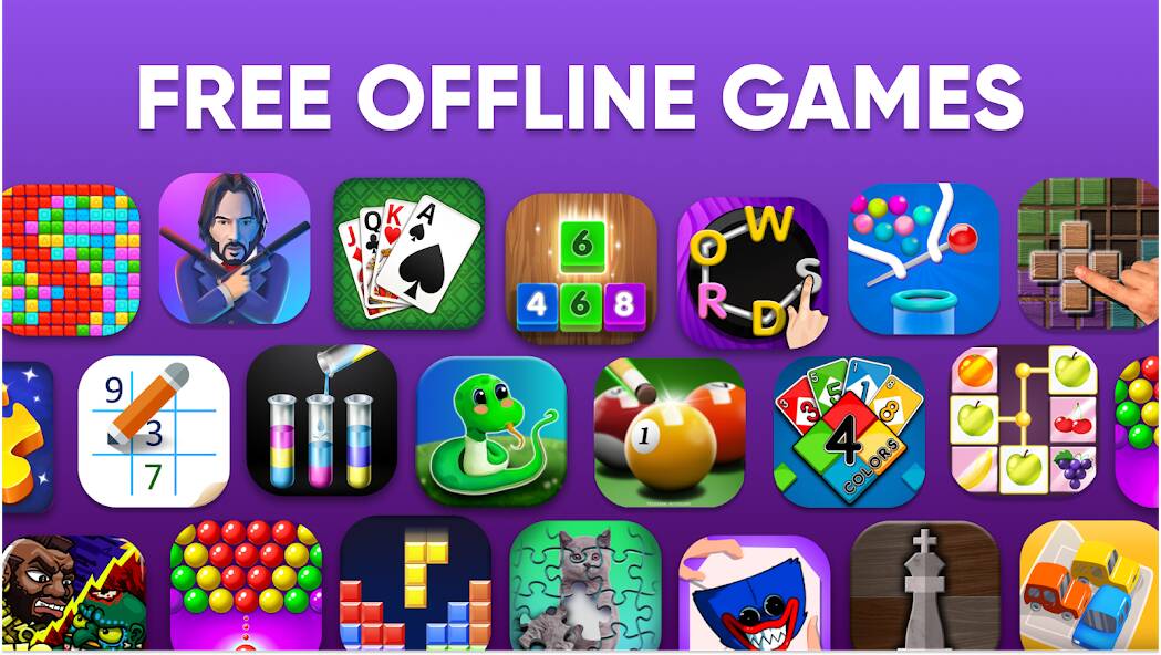 Download Offline Games - Fun - No WiFi [MOD Unlimited money] for Android