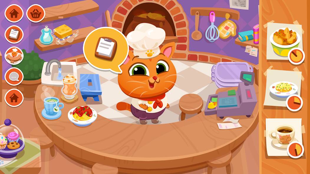 Download Bubbu Restaurant - My Cat Game [MOD Unlimited money] for Android