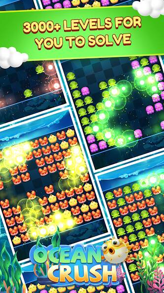Download Ocean Crush-Matching Games [MOD coins] for Android