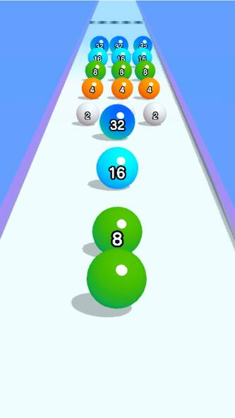 Download Ball Run 2048: merge number [MOD money] for Android