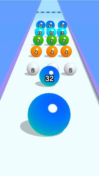 Download Ball Run 2048: merge number [MOD money] for Android
