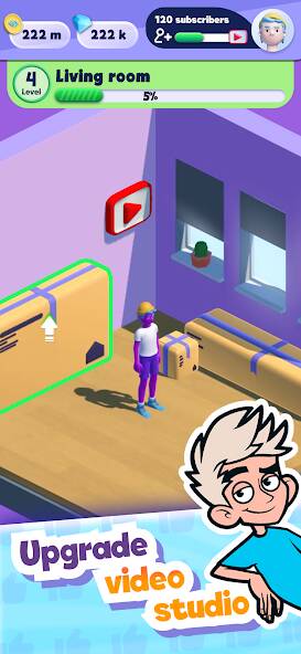 Download A4 Vlogger: Streamer simulator [MOD Unlimited coins] for Android